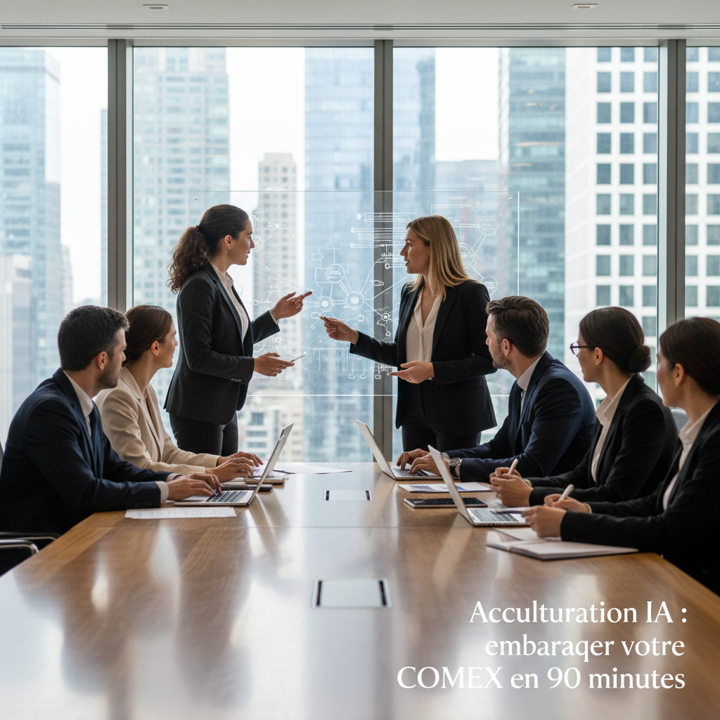 Acculturation IA : embarquer votre COMEX en 90 minutes