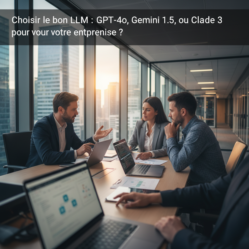 Choisir le bon LLM : GPT-4o, Gemini 1.5, ou Claude 3 pour votre entreprise ?